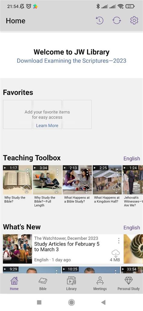 JW Library for Android .